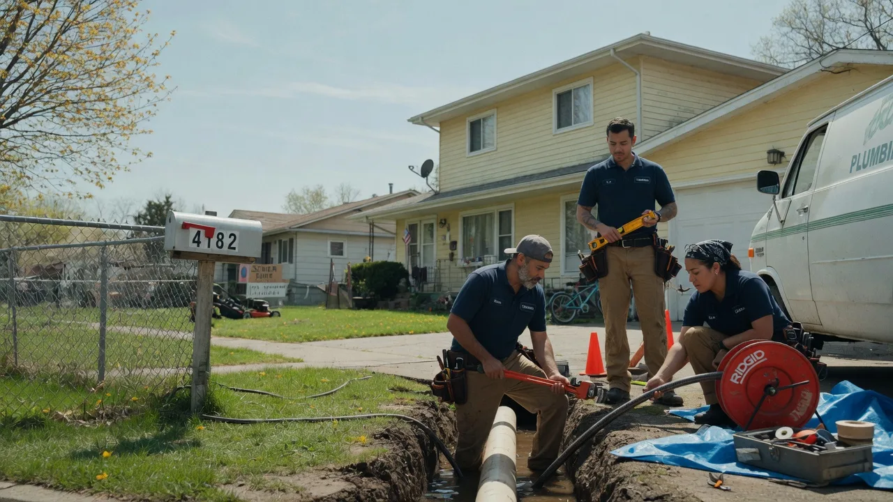 Gas Line Repair in New Holland, IL near me
